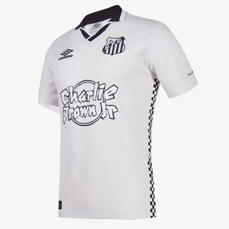 Camisa Santos Charlie Brown Jr. Dias de Glória Umbro Masculina - Branca - Furia Imports - 01 em Artigos Esportivos