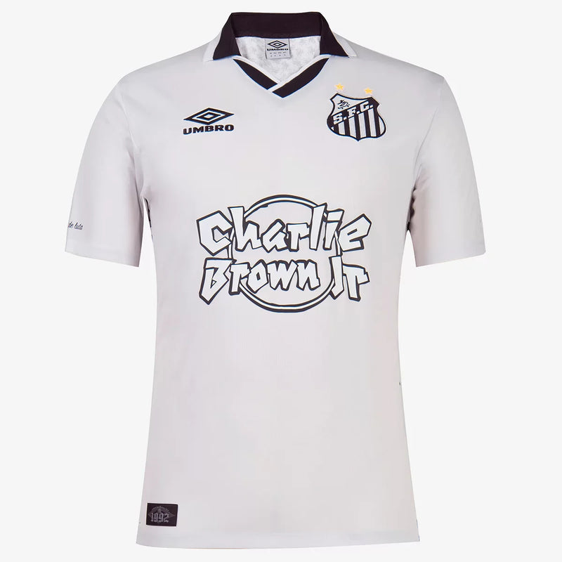 Camisa Santos Charlie Brown Jr. Dias de Glória Umbro Masculina - Branca - Furia Imports - 01 em Artigos Esportivos