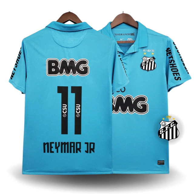 Kit Neymar Jr. 2x Camisas Santos 2011/12