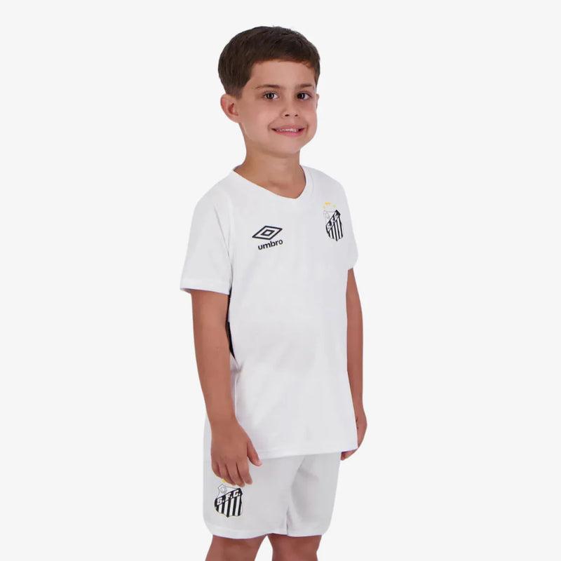 Kit Infantil Santos I 2024/25 + PERSONALIZAÇÃO GRÁTIS