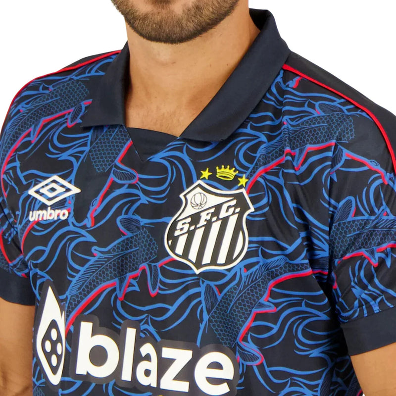 Camisa Santos Third 2023/24 + PERSONALIZAÇÃO GRÁTIS