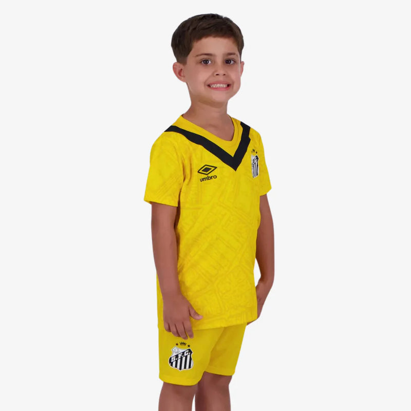 Kit Infantil Santos III 2024/25 + PERSONALIZAÇÃO GRÁTIS