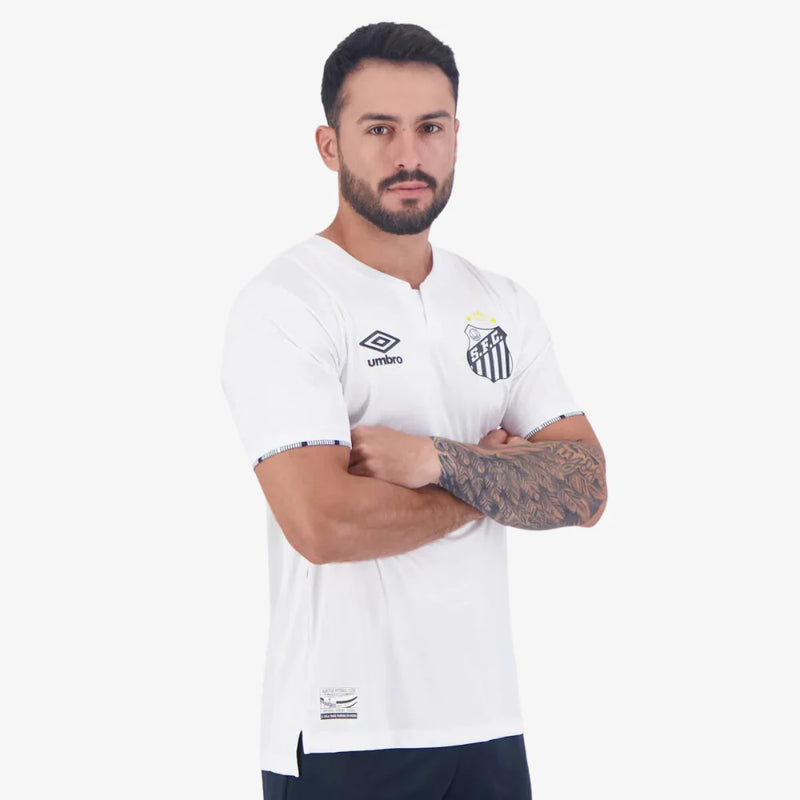 Camisa Santos Home 2024/25 + PERSONALIZAÇÃO GRÁTIS