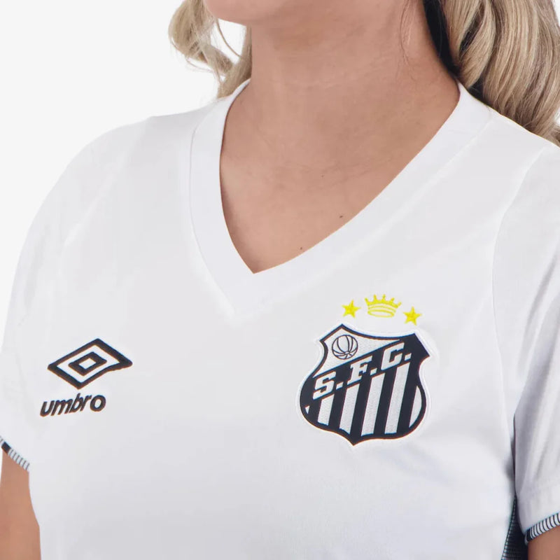 Camisa Feminina do Santos I 2024/25 + PERSONALIZAÇÃO GRÁTIS