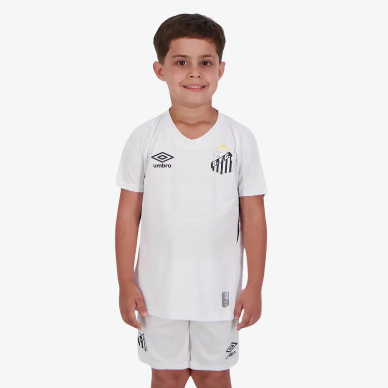 Kit Infantil Santos I 2024/25 + PERSONALIZAÇÃO GRÁTIS