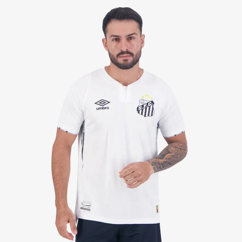 Camisa Santos Home 2024/25 + PERSONALIZAÇÃO GRÁTIS