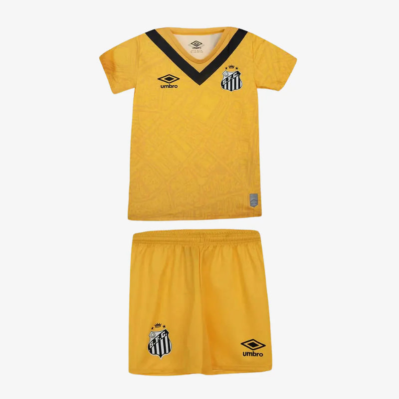 Kit Infantil Santos III 2024/25 + PERSONALIZAÇÃO GRÁTIS