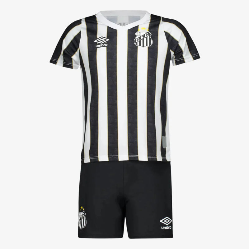 Kit Infantil Santos II 2024/25 + PERSONALIZAÇÃO GRÁTIS